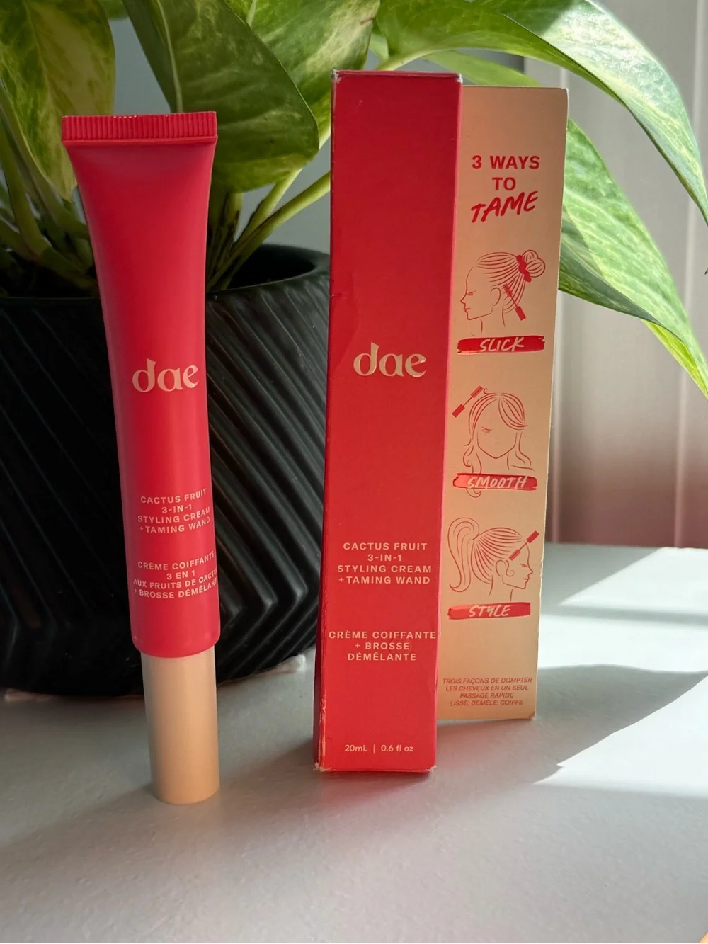 dae Cactus Fruit 3-in-1 Styling Cream Taming Wand 0.6oz NEW Sealed Flyaway Frizz